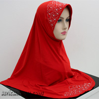 Tudung Lycra Berbatu Kristal - Hawa 