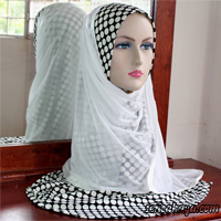 Selendang Siti CT batu dan labuci Arab