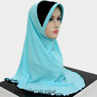 Tudung Ekin Lycra Printed Pelangi Awning Alladin - Fabric berkualiti Tinggi