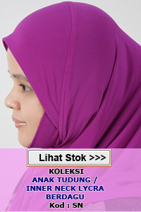 Tudung Syria Lycra Bercorak Exclusive