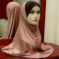 Tudung Syria Labuh Fabric Lycra Dubai 