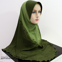Tudung Lycra Dwi Tona / 2 Tona Warna Ala Ariani
